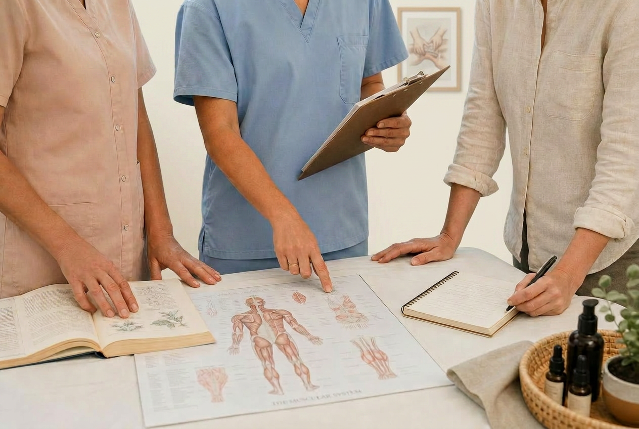 LiveWell practitioners collaborating in the clinic